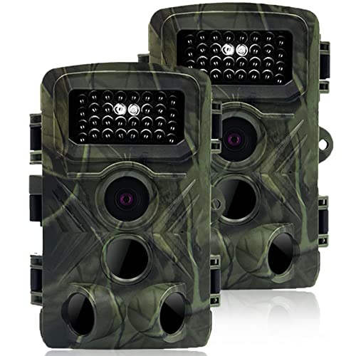 36MP 1080P Mini Trail Camera 2 Pack with 32GB Card X78086