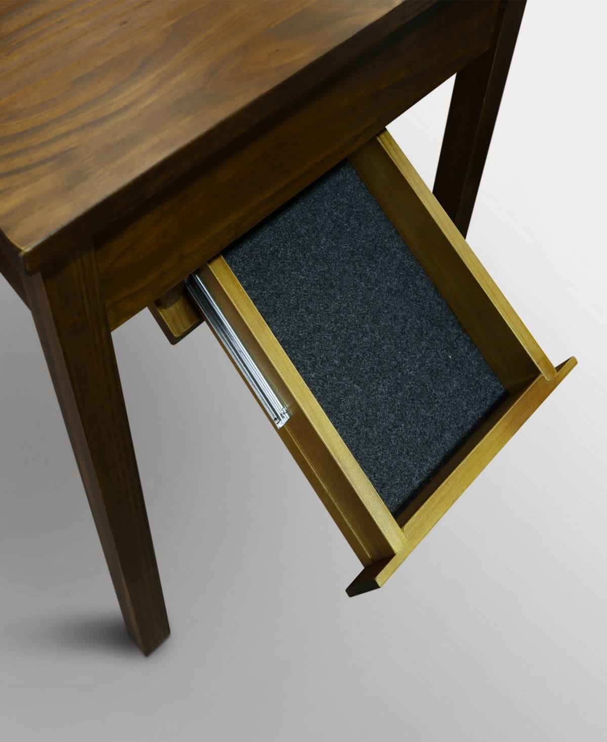 Brown End Table with Concealed Drawer M764465