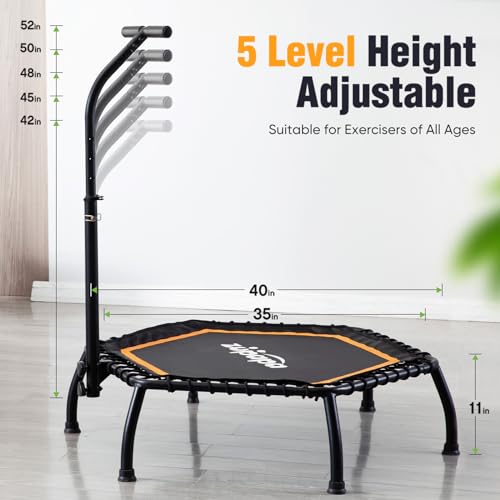 Silent Mini Fitness Trampoline Indoor Rebounder V21256