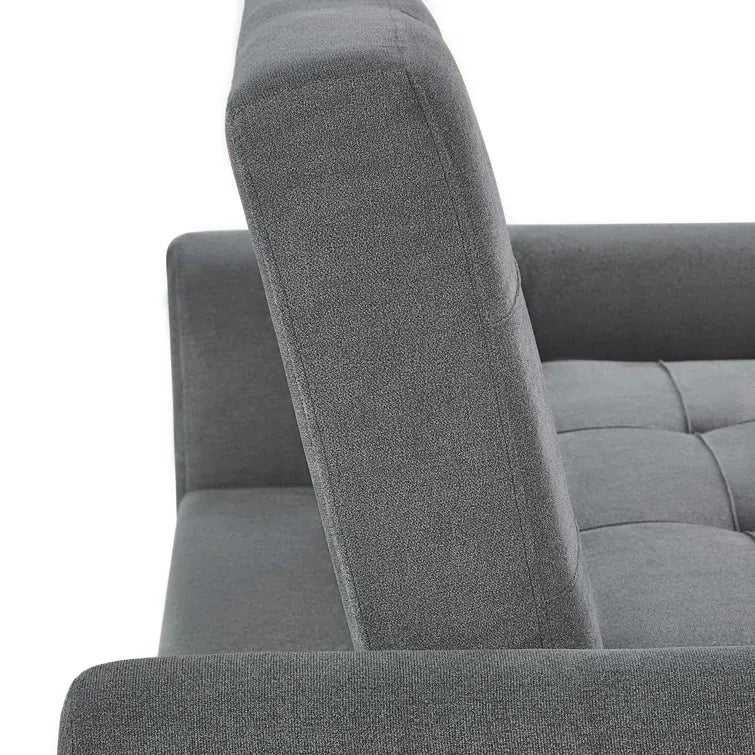 Queen Rolled Arm Tufted Back Convertible Sleeper Sofa I806741