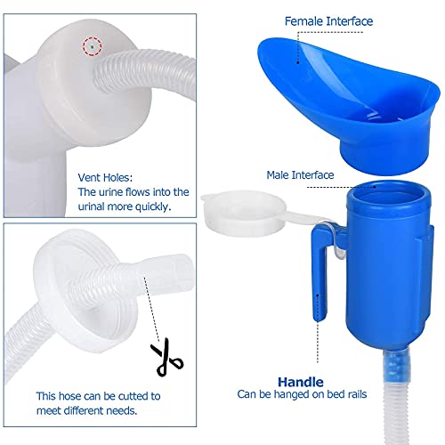 2000ml Portable Female Urinal with Lid U221