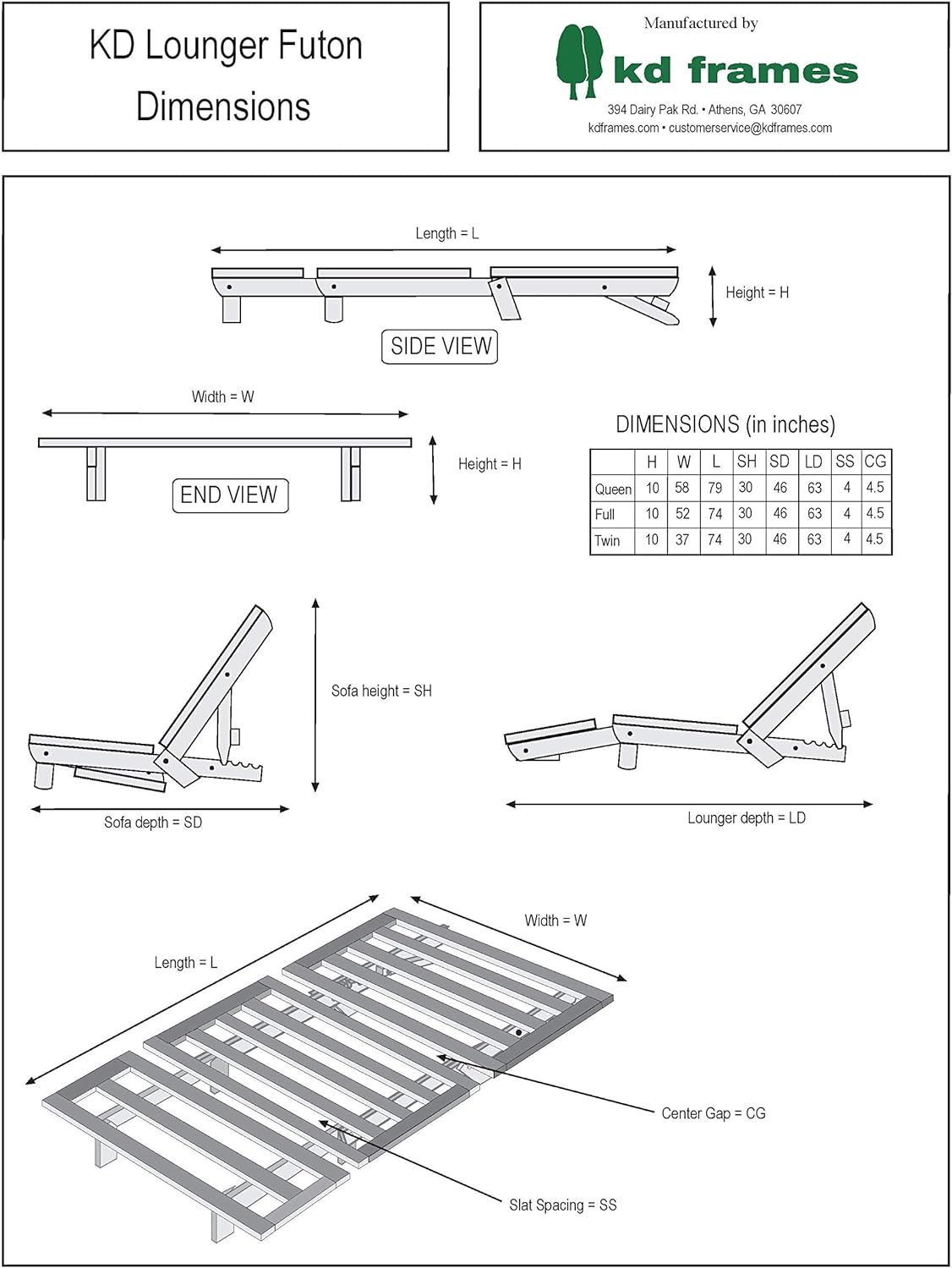 Queen Futon R90145