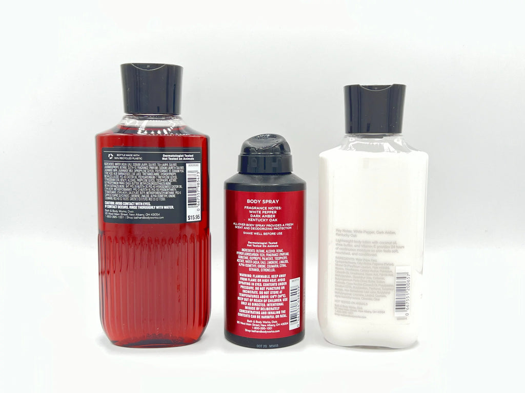 8oz Body Lotion, 3.7oz Body Spray and 10oz Body Wash 3-Piece Bundle D13880