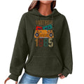 Womens Long Sleeve Pullover Hoodies with Pocket R3093
