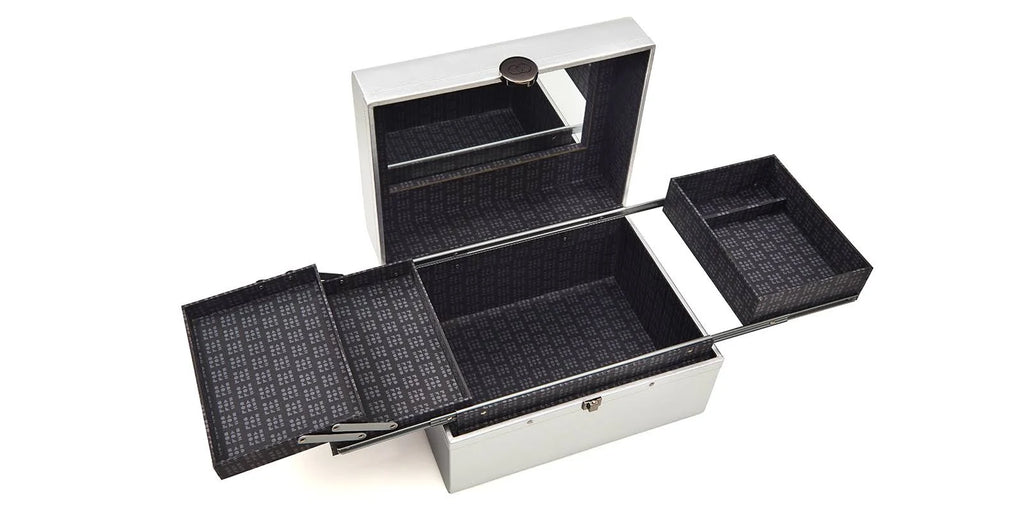 Large Silver Train Case F926