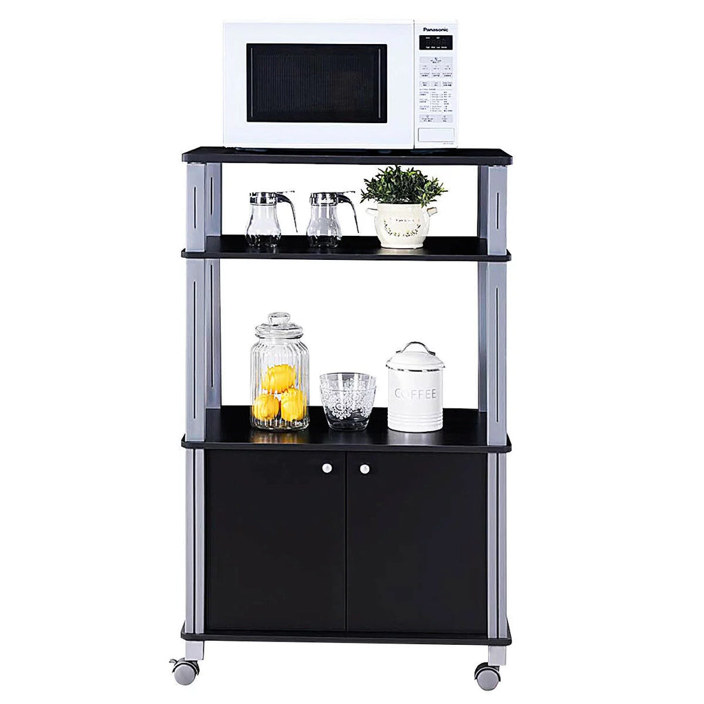 Bakers Rack Microwave Oven Rack Shelves Kitchen Storage Organizer O77939