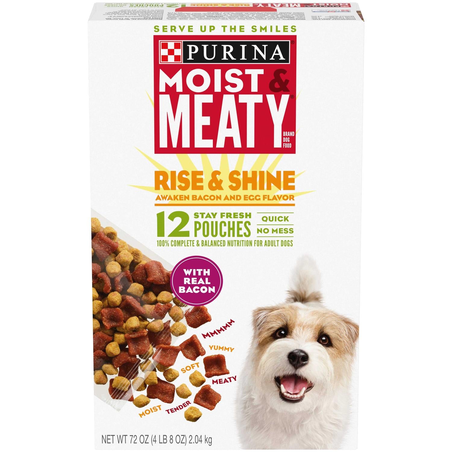 Moist & Meaty Bacon & Egg Flavor Canned Dog Food G382903