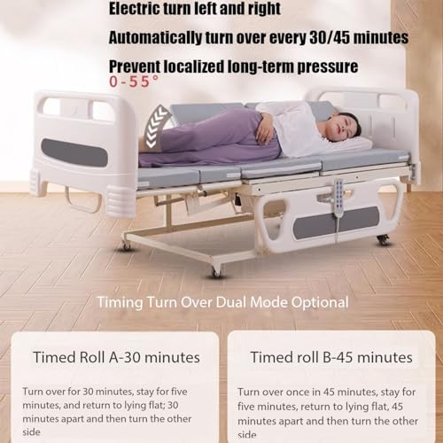 Electric Nursing Bed with Breathable Mattress R37458