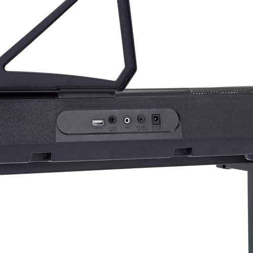 Black 88-Key Semi-Weighted Digital Piano with Sustain Pedal X550885