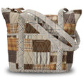 Lightweight Quilted Fabric Handbags Q4862