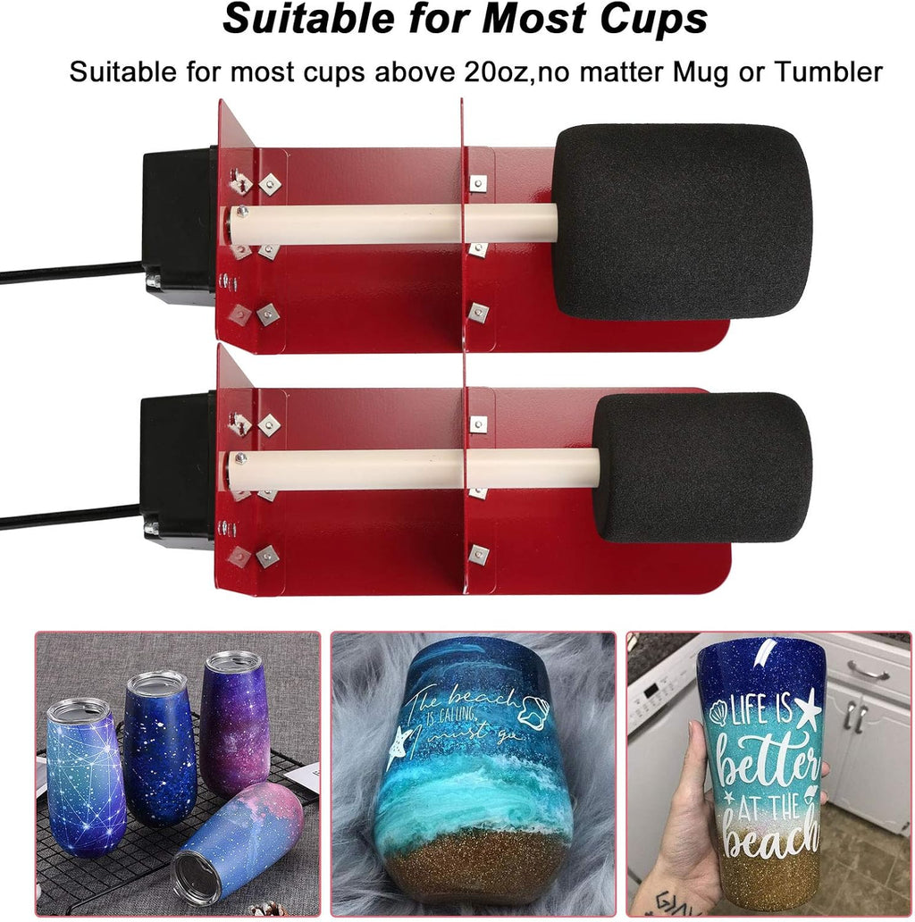 Cup Turner Tumbler Spinner Machine with Silent Motor E4691