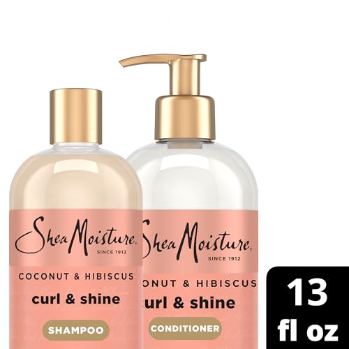 Coconut & Hibiscus Curl & Shine Shampoo & Conditioner, 16 Oz F38704