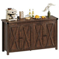 Oak Sideboard Buffet Cabinet with Storage and Doors S314257