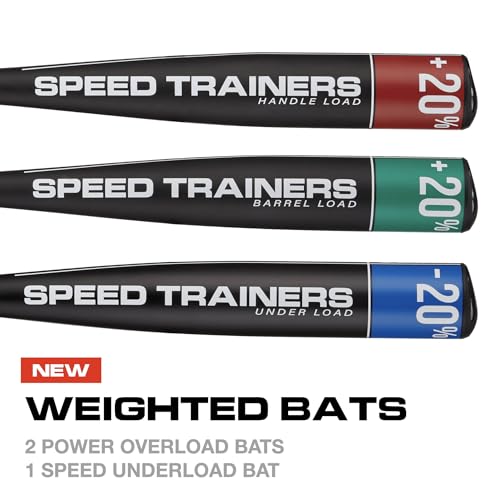 Baseball Weighted Speed Training 3 Pack Hitting System Z413887