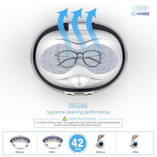 0.6L Ultrasonic Jewelry Cleaner S588