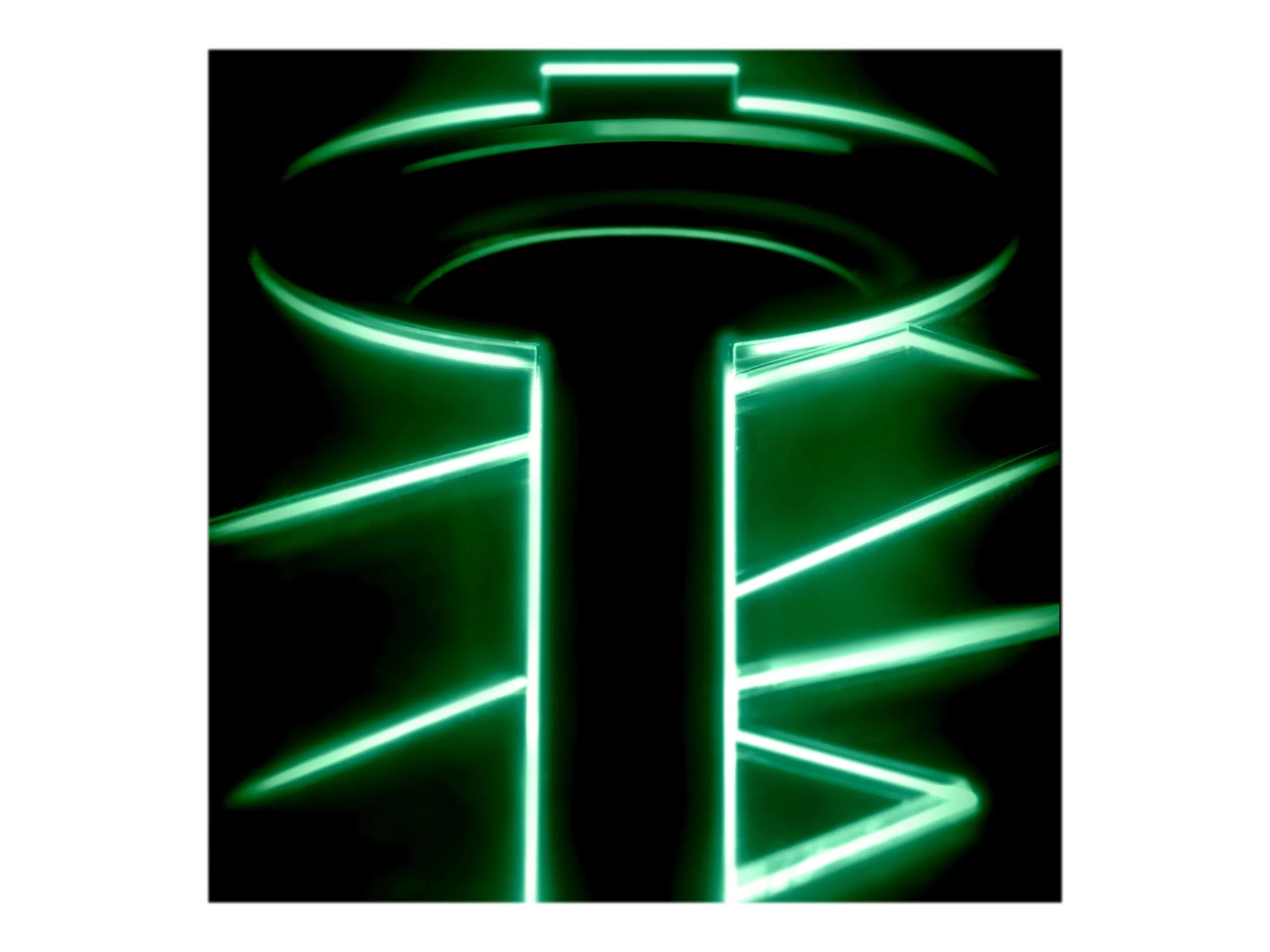 Computer Speakers with Green LED Glow Lights N3642