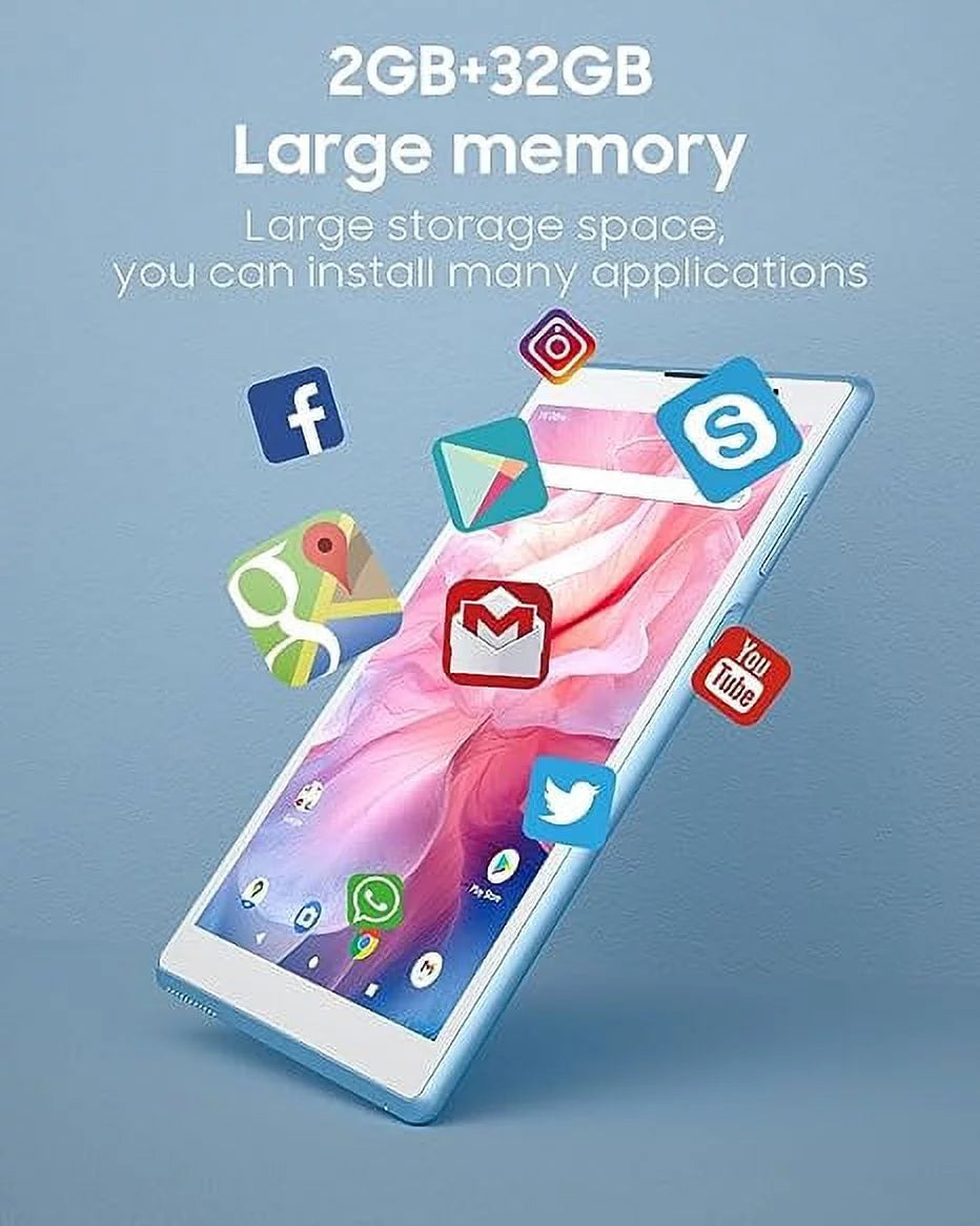 Android Tablet 8 inch 32GB Storage 1280x800 IPS HD Touchscreen P859260
