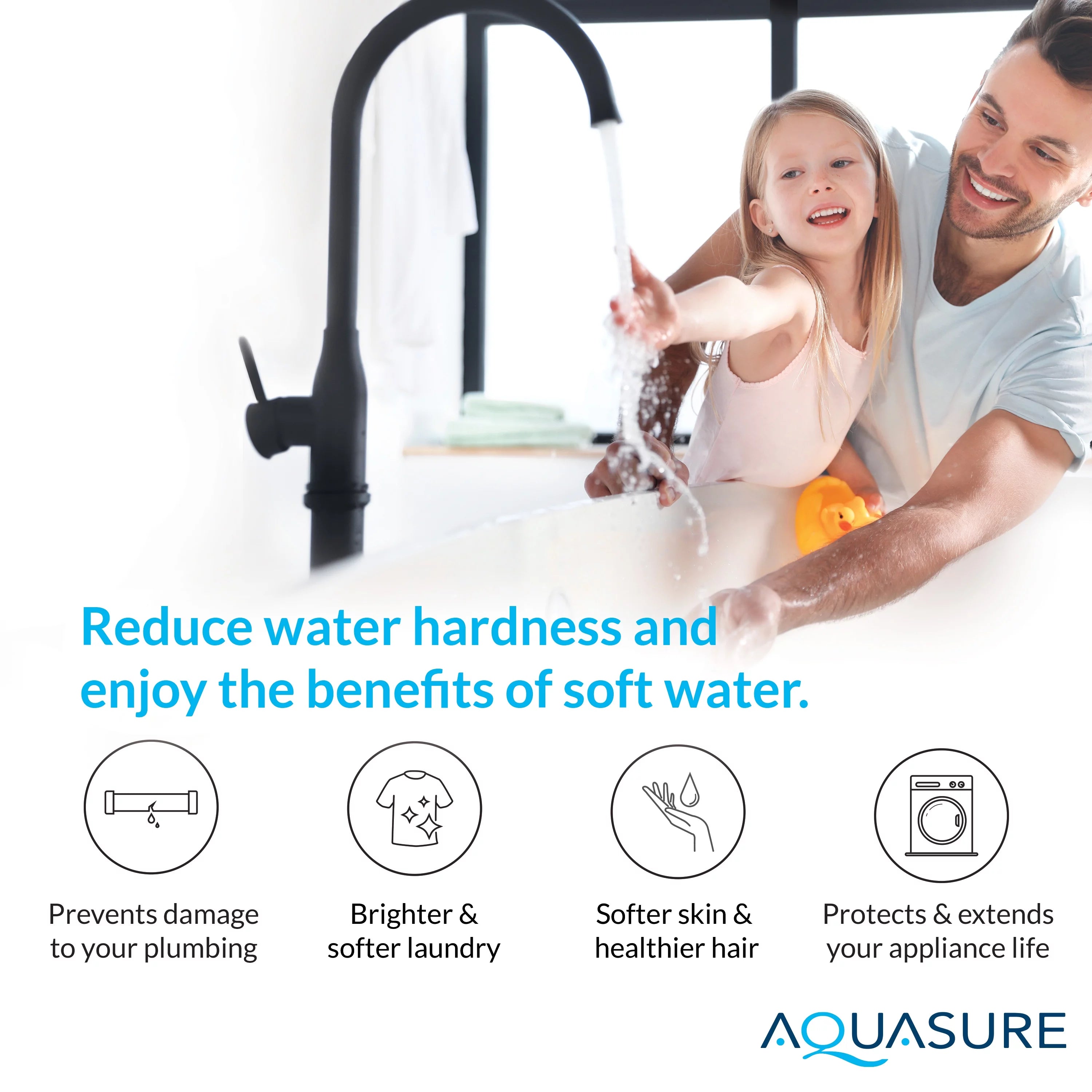 64,000 Grains Water Softener with Digital Head and Fine Mesh Resin A144326