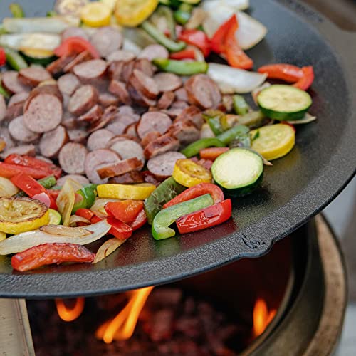 Large Cast Iron Wok Top, 18", 2.5" Depth A794117