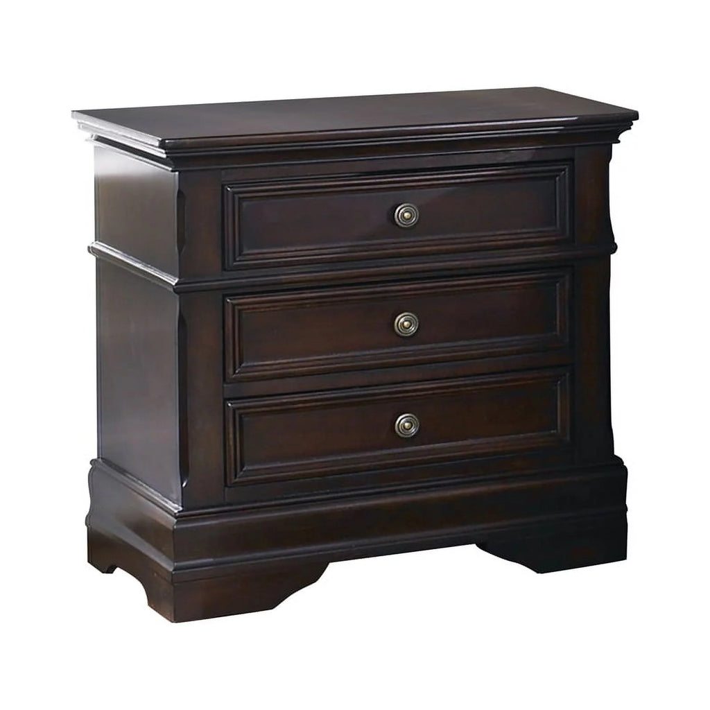 Carved Bedroom Set Cappuccino F38168