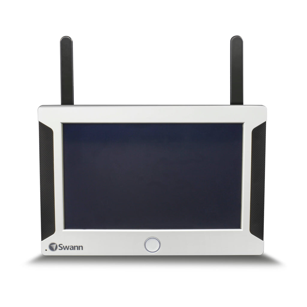 All-in-One Wi-Fi HD 4-Channel Monitor with 2 Outdoor Cameras Night Vision Wireless 7x22 LCD R807303