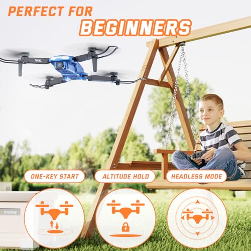 Mini Foldable FPV Drone with Camera 1080P and 2 Batteries H40101