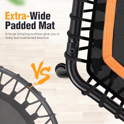 Silent Mini Fitness Trampoline Indoor Rebounder V21256