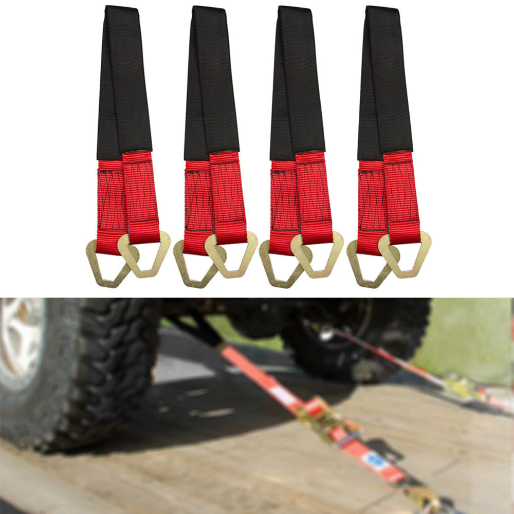 4 Pack 36" Axle Straps Wheel Tie Down L6636