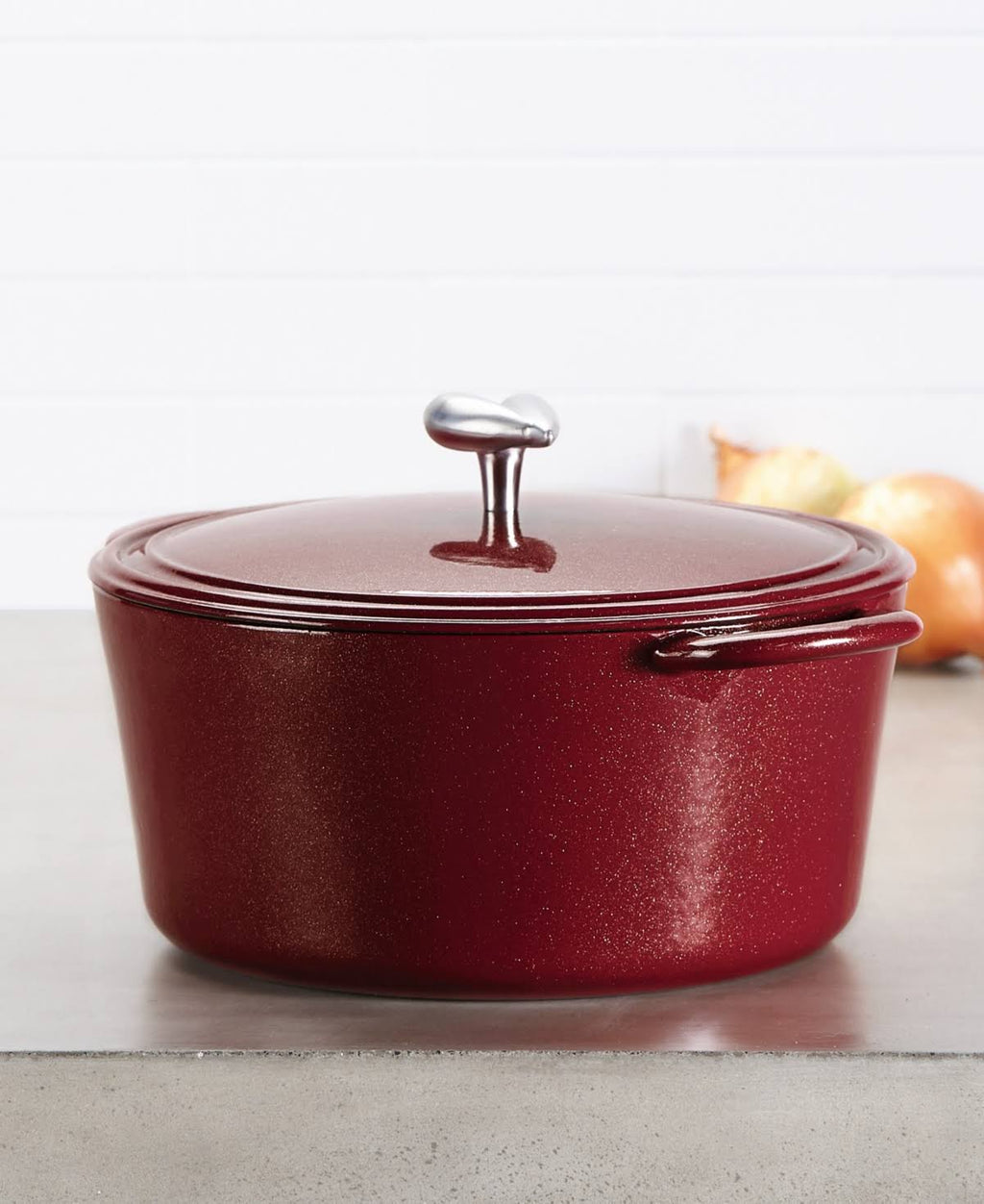 Cast Iron Enamel Covered 6qt Dutch Oven L806382