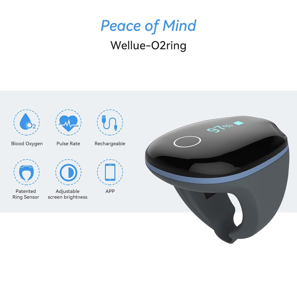 Rechargeable Bluetooth Pulse Oximeter with Reminder N7501