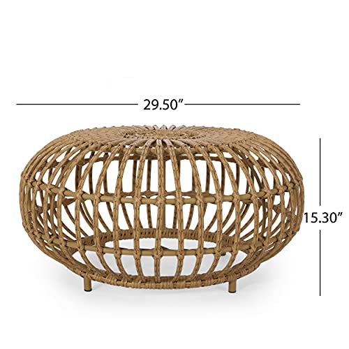 Round Rattan Wicker Coffee Table T4012