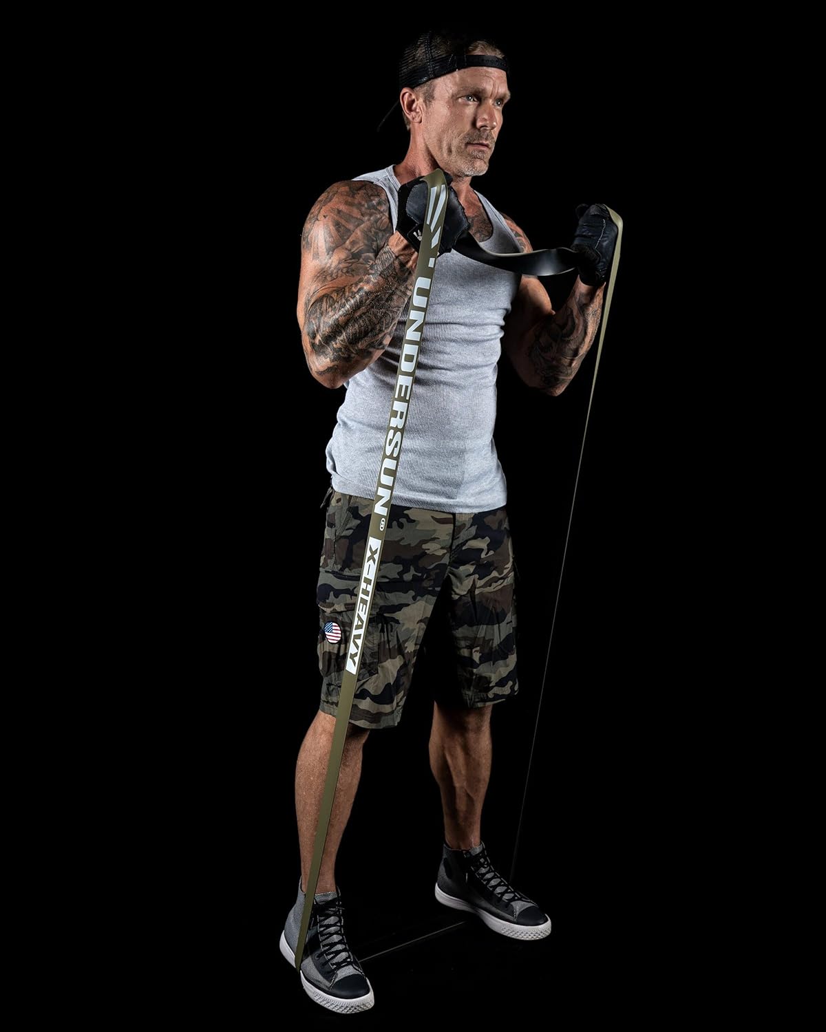 5 Assistance Exercise Bands Set in Camo L144