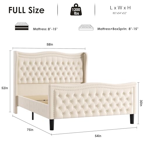 Black Velvet Queen Bed Frame with Headboard K555