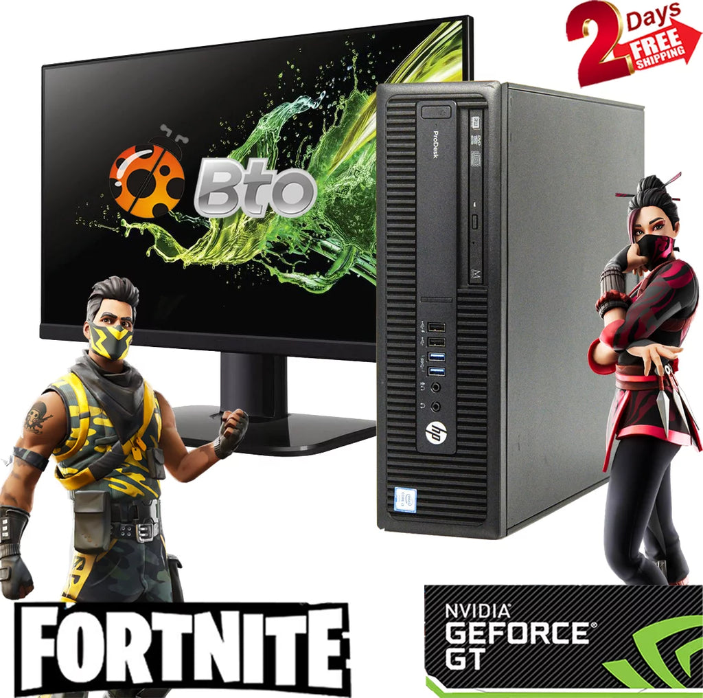 Restored HP Desktop PC Intel G4400 3.3GHz Processor 16GB Ram 500GB HDD 20 inch LCD AMD Radeon RX 550 DDR5 Windows 10 V2400