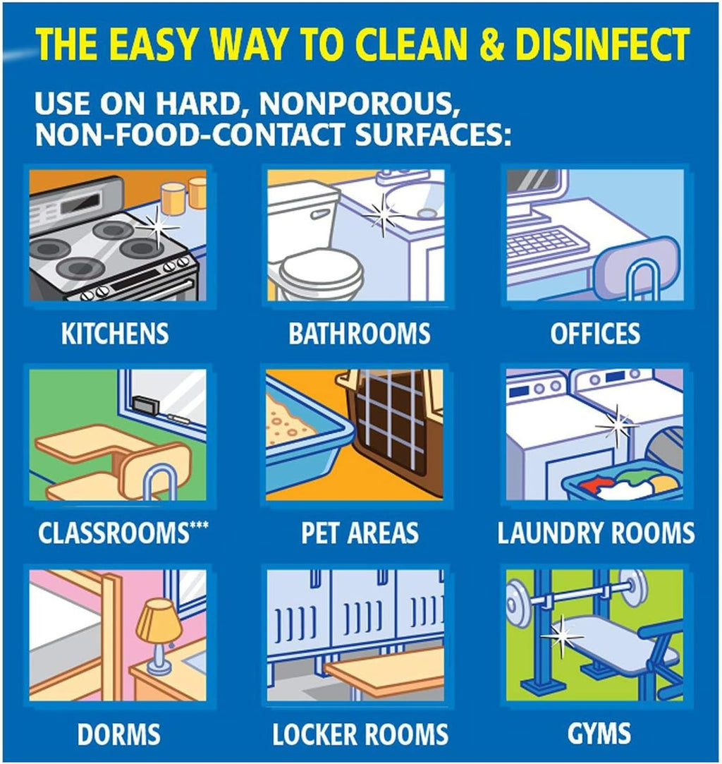 78 Count Disinfecting Wipes Variety Pack (Pack of 5) U9703