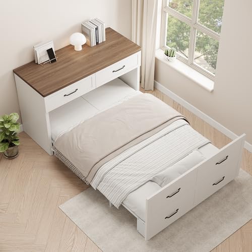 Twin Size Murphy Bed with Mattress Included M45131