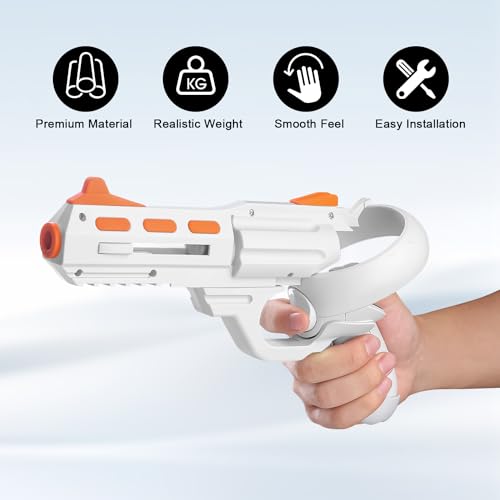 VR Handle Accessories, Gun Stock, Weighted Controller Grips F2511