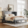 Full Size Solid Wood Murphy Bed with Cabinet and Drawers G13267