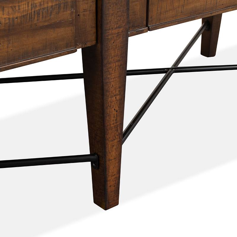Toasted Nutmeg Upholstered Bench J5541