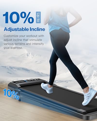 10% Incline Walking Pad Treadmill D98841