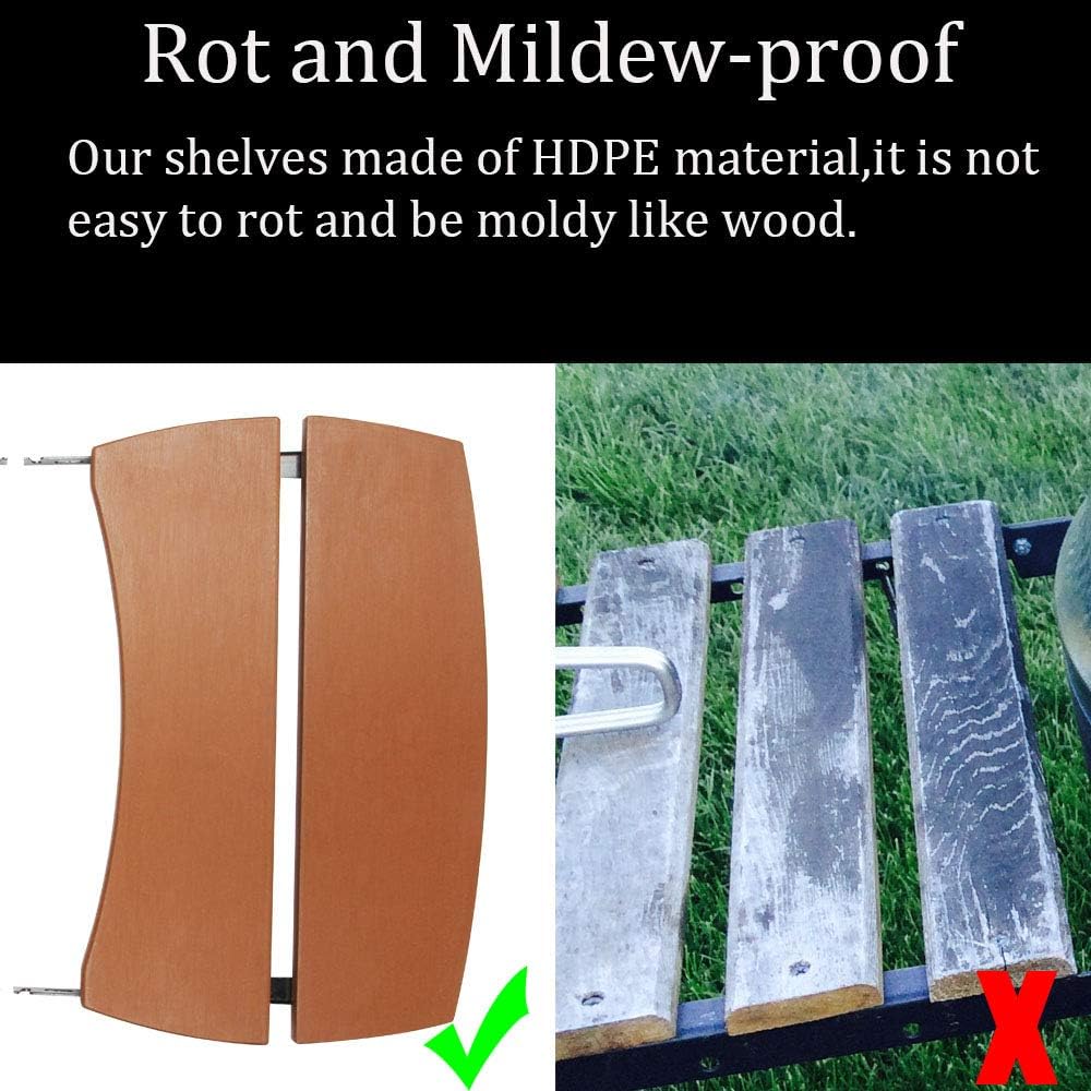 HDPE Shelves for Medium Big Green Egg - 2 Shelves Slats X848950