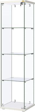 4 Layers Glass Display Cabinet with Lock R5261