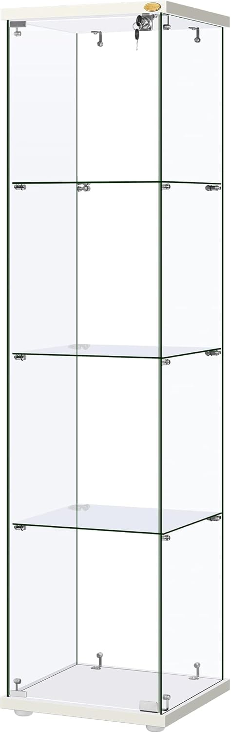 4 Layers Glass Display Cabinet with Lock R5261