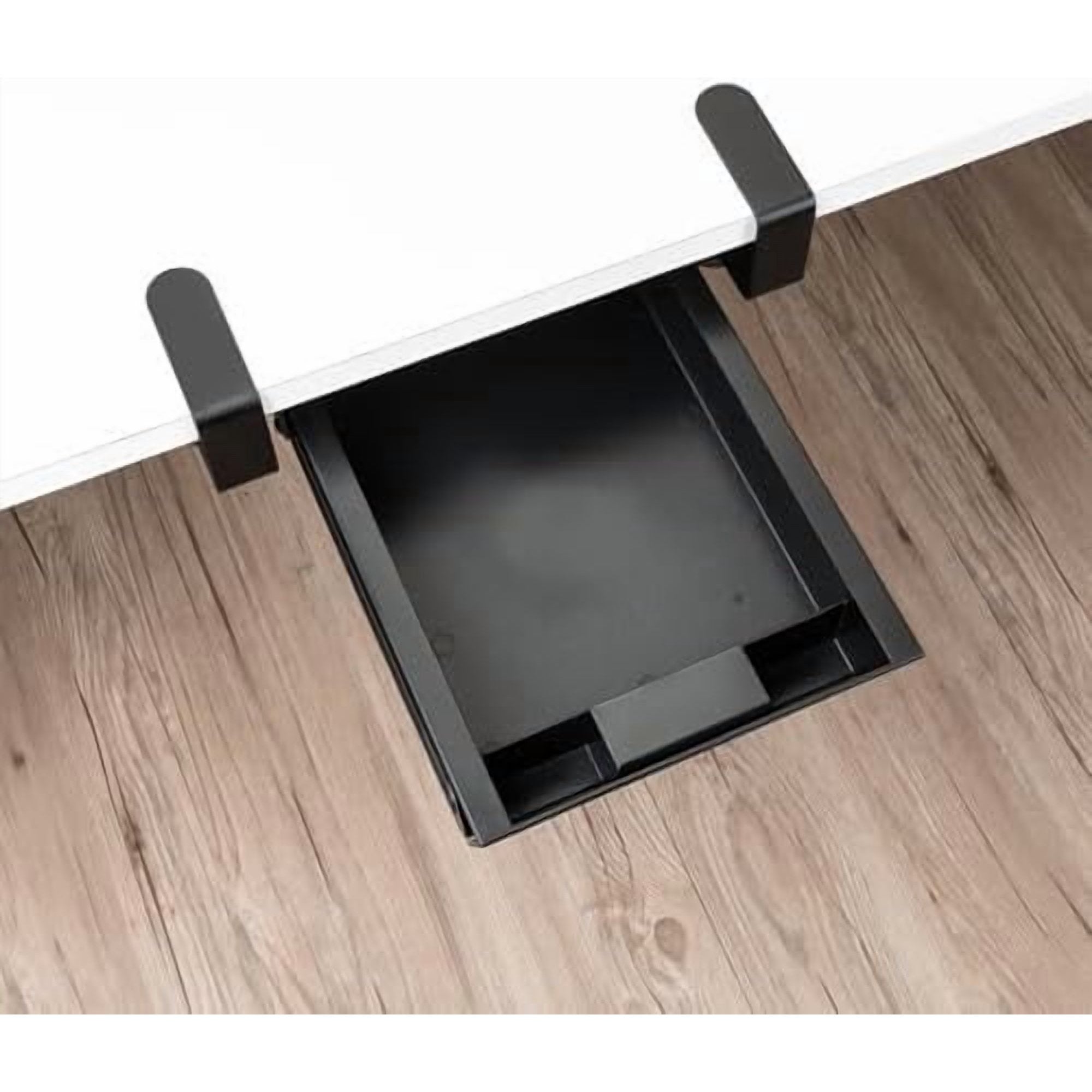 Black Slide-Out Storage Drawer with C-Clamp Mount Y9847