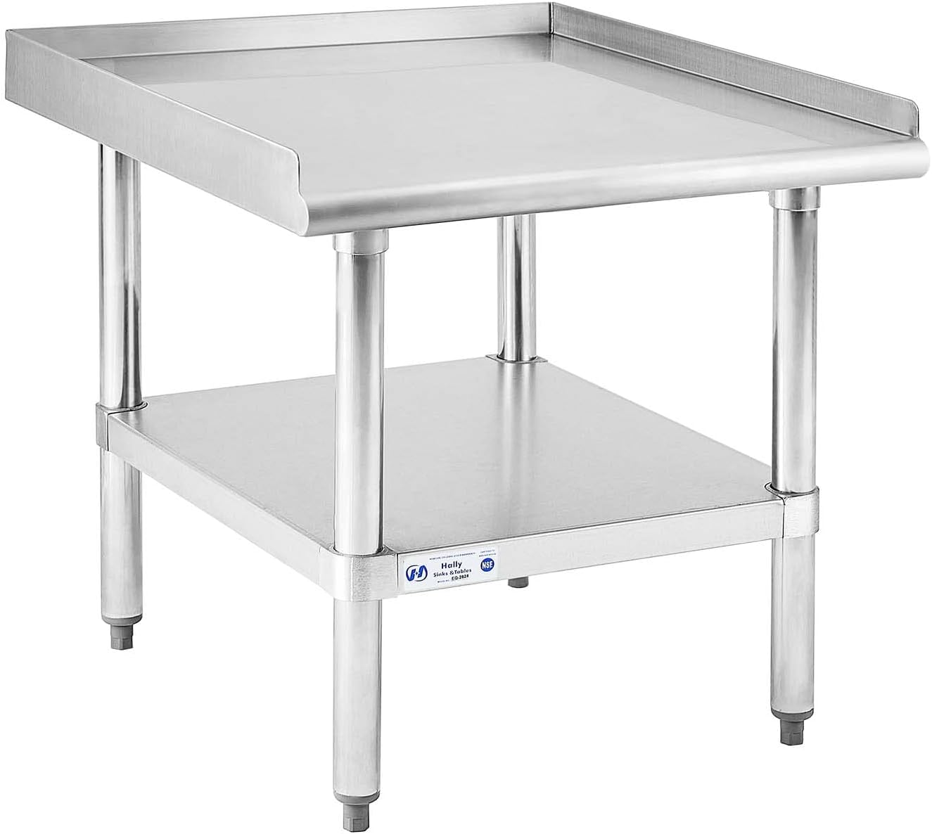 Stainless Steel Equipment Stand 28x24 Inches with Undershelf L929