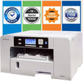 White Sublimation Printer Starter Bundle with Inks, Paper, Tapes, Blanks Pack & Dust Cover V1353