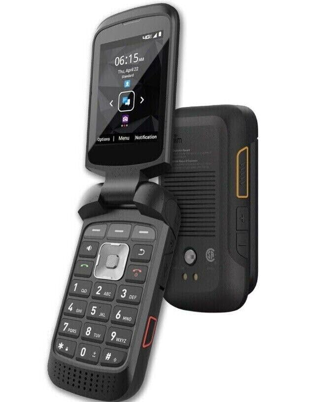 Black Rugged Flip Cellphone 16GB X2066