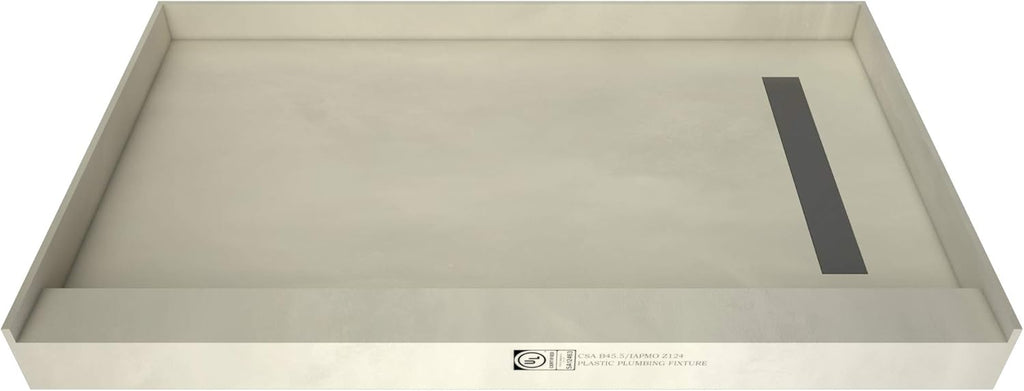 Brushed Nickel Trench Shower Pan W80102