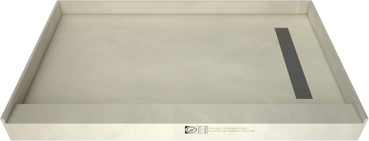 Brushed Nickel Trench Shower Pan W80102