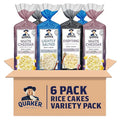 Large Rice Cakes, 3 Flavor Topper Variety Pack, Pack of 6 W810